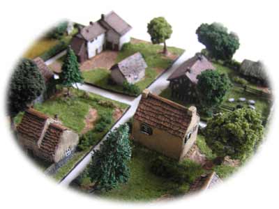 1/300 Epic Scale Wargames Scenery Terrain 6mm Thatched House 3